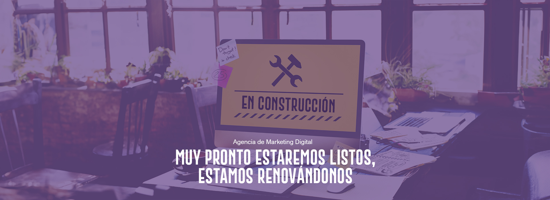 Sección en mantenimiento